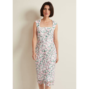Phase Eight Diana Floral Lace Midi Dress